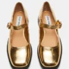 Delancy Gold Leather
