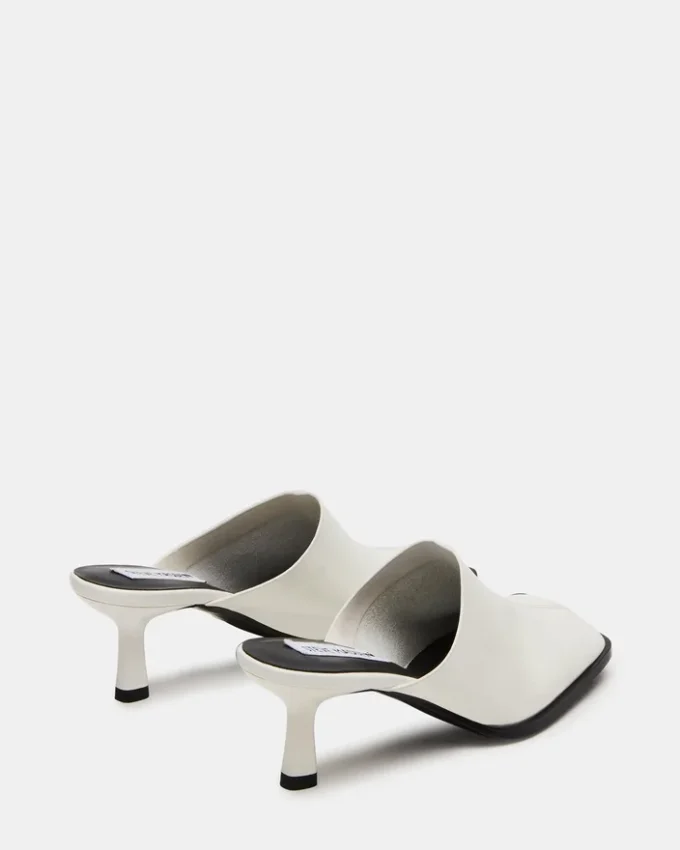 Dempsey White Leather