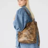 Denise Bag Brown Print