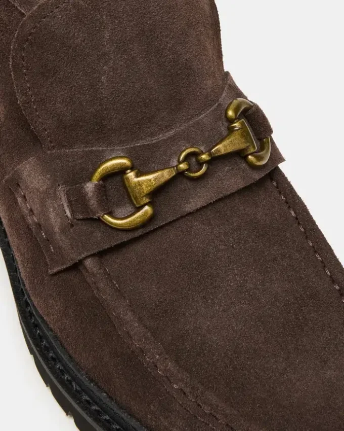 Deputy Chocolate Brown Suede
