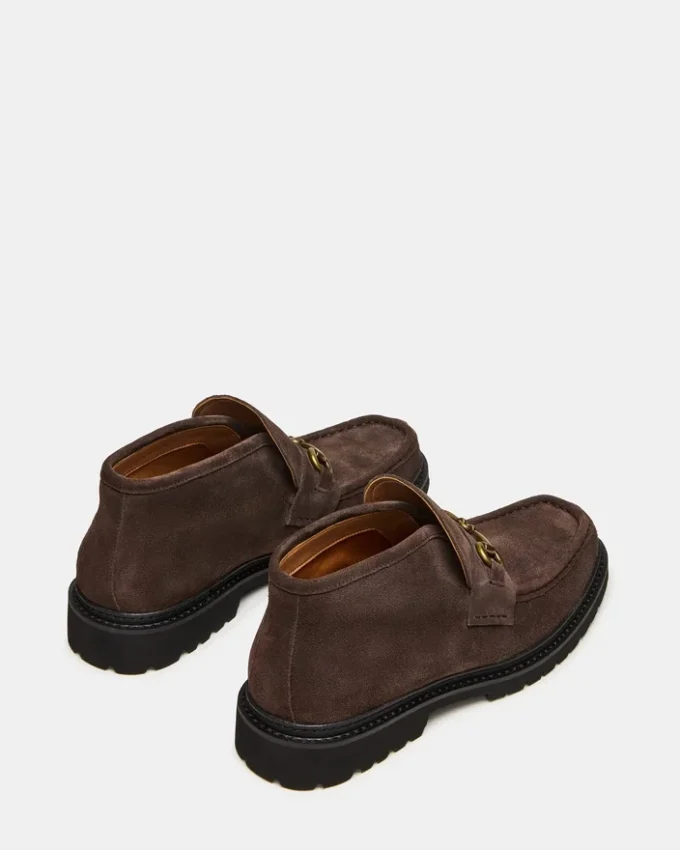 Deputy Chocolate Brown Suede