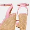 Devin Ostrich Pink Leather