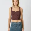 Dixie Knit Top Walnut