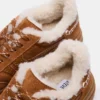 Dodge Faux Fur Chestnut Suede