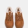 Dodge Faux Fur Chestnut Suede