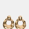 Door Knocker Earrings Gold