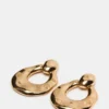 Door Knocker Earrings Gold