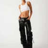 Duo Sequin Pant Black