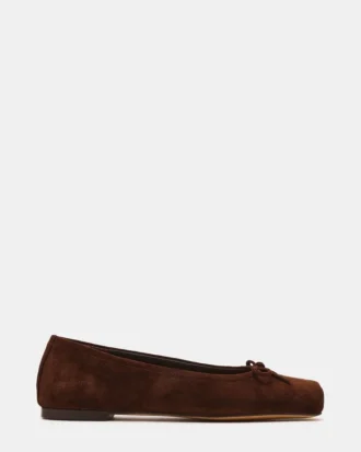 Eleve Chocolate Brown Suede