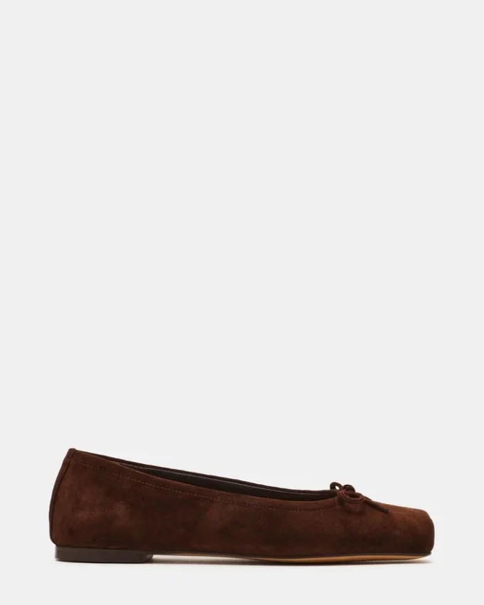 Eleve Chocolate Brown Suede