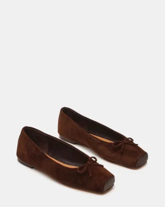 Eleve Chocolate Brown Suede