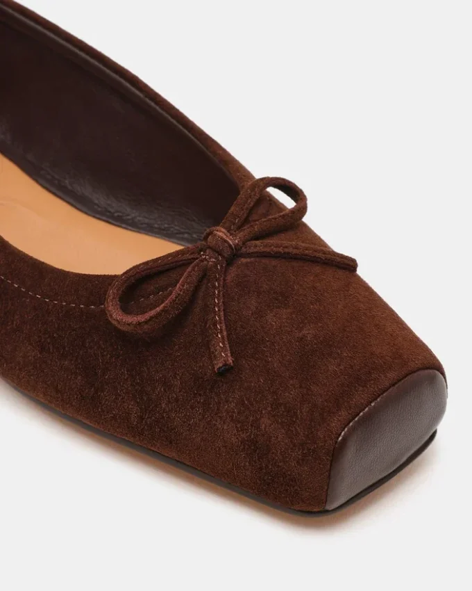 Eleve Chocolate Brown Suede