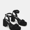 Elida Black Suede