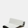 Embroidered Visor White