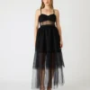 Emily Tulle Dress Black