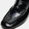 Estee Black Crinkle Patent