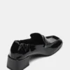 Estee Black Crinkle Patent