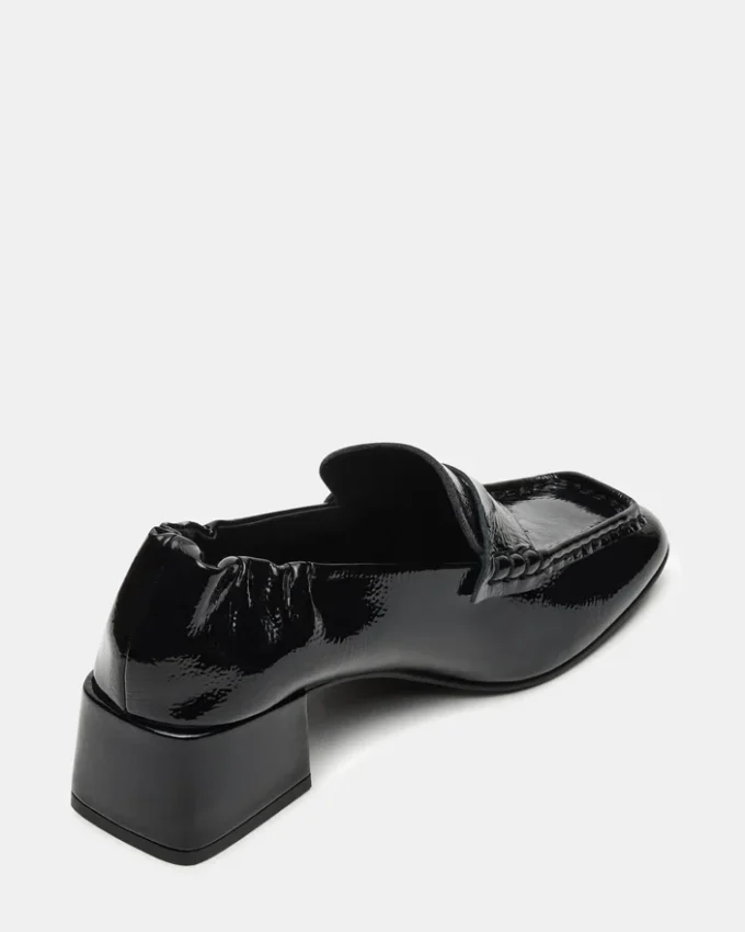 Estee Black Crinkle Patent