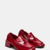Estee Red Crinkle Patent