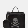 Evelyn Skull Bag Black