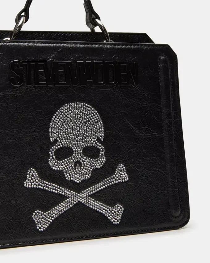 Evelyn Skull Bag Black