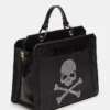 Evelyn Skull Bag Black