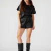 Faux the Record Short Black