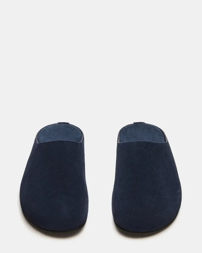 Fern Navy Suede
