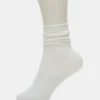 Fishnet Slouchy Crew Socks White