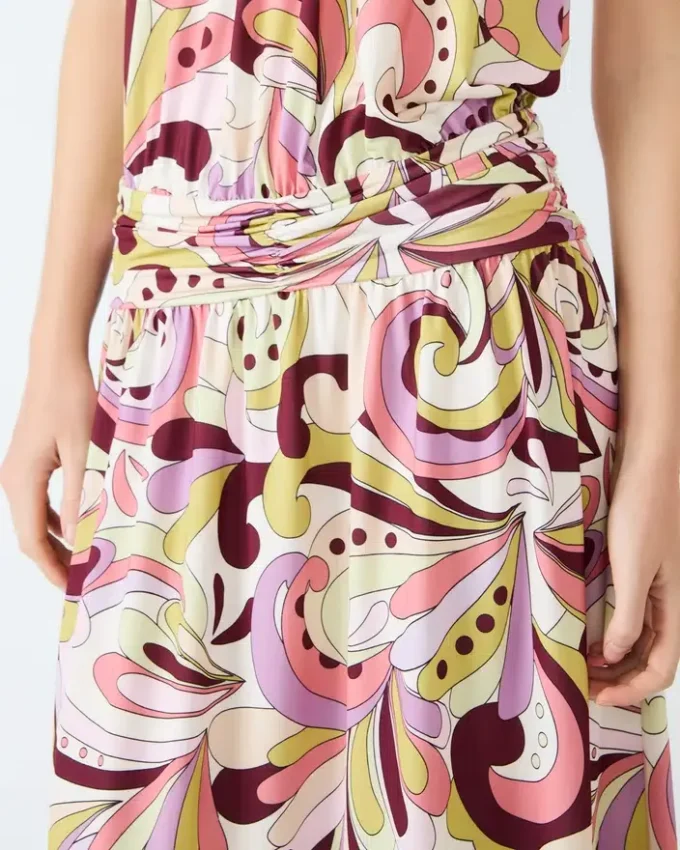 Gala Dress Petal Paisley
