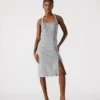 Gia Denim Dress Light Grey