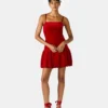 Giovanna Dress Red Velvet