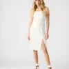 Giselle Denim Dress White