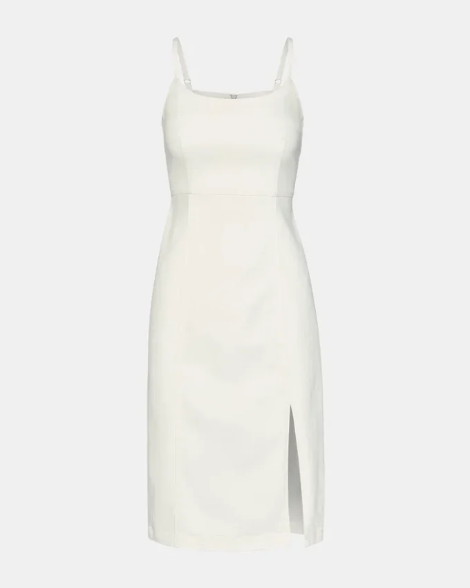 Giselle Denim Dress White