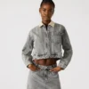 Glacia Denim Jacket Light Grey