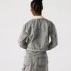Glacia Denim Jacket Light Grey