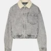 Glacia Denim Jacket Light Grey