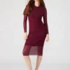 Hailee Dress Wine