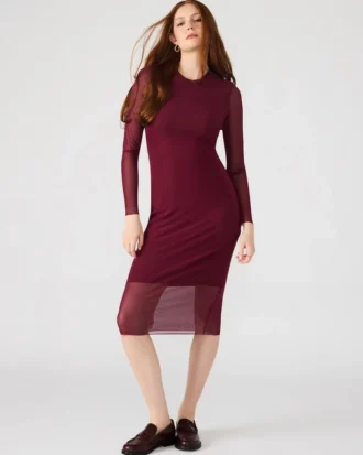 Hailee Dress Wine