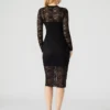 Hailee Lace Dress Black
