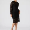 Hailee Lace Dress Black