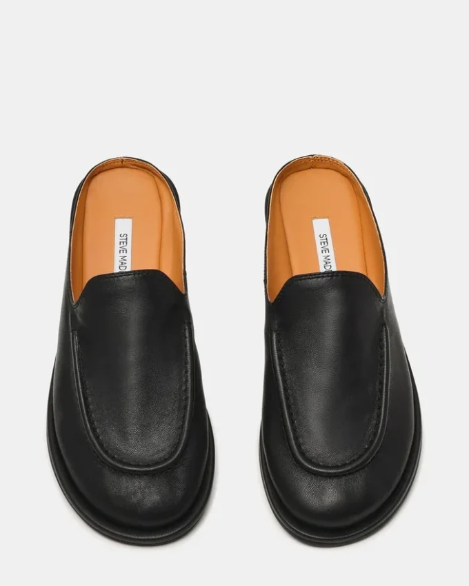 Harrington Black Leather