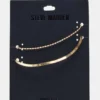 Herringbone Chain Anklet Set Gold