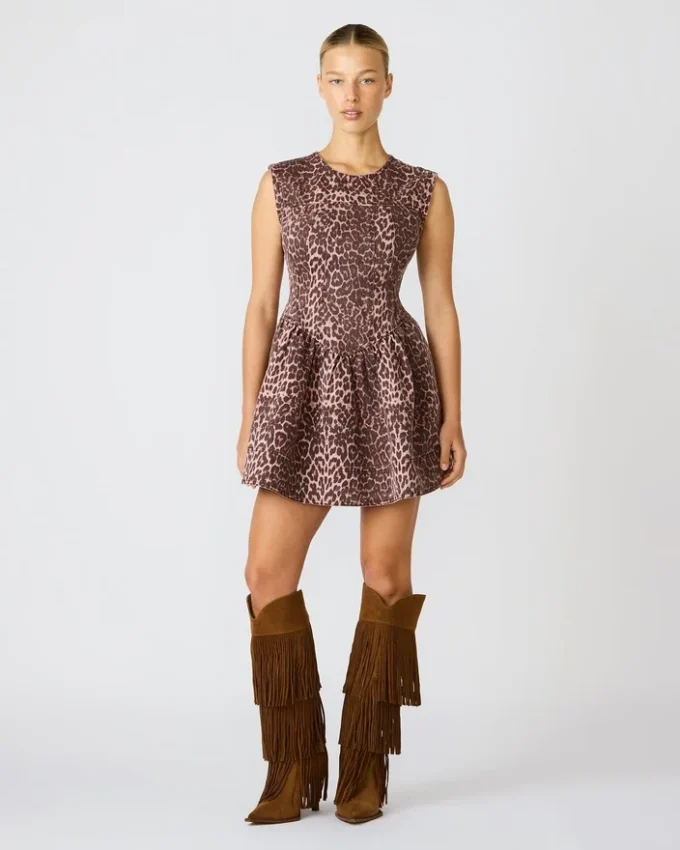 Irinna Dress Hot Spots Print