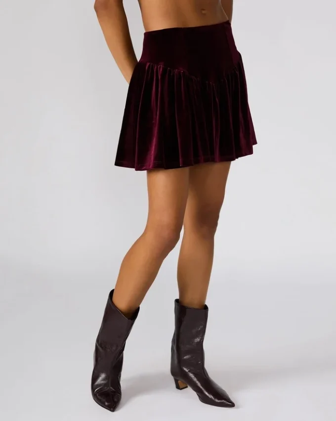 Jayla Skirt Wine