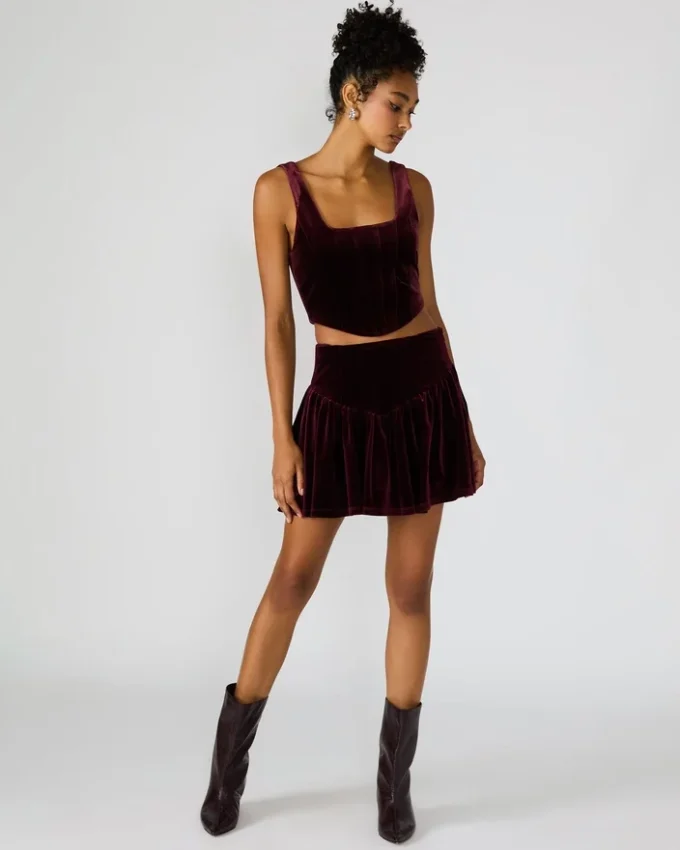 Jayla Skirt Wine