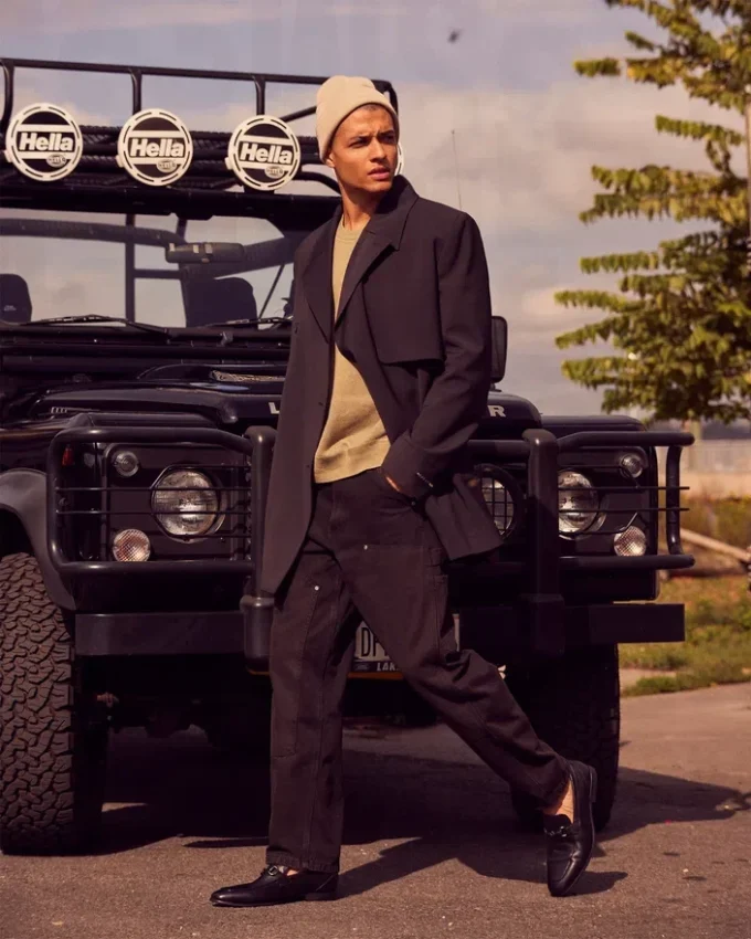 Jayshan Black Leather