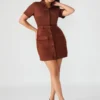 Joliana Dress Dark Fig
