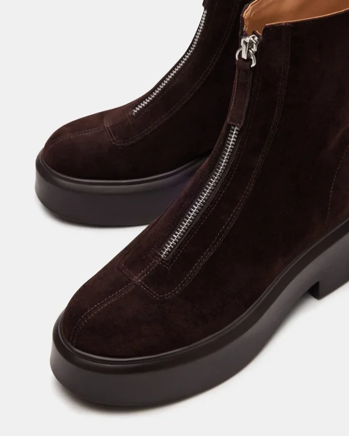 Jones Chocolate Brown Suede