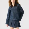 Justina Barn Jacket Deep Indigo